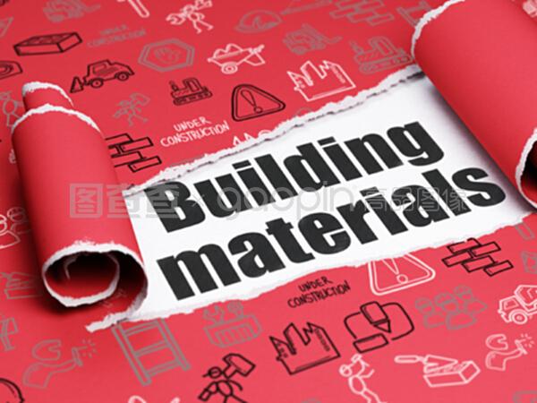 建筑概念黑色文字 破碎建筑材料下的隱晦敘事