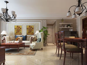 5萬預算打造都會軒67平米美式一居室，天津房天下家居裝修案例賞析
